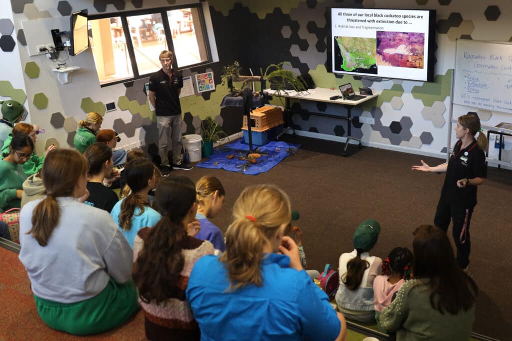 Guest speakers from Kaarakin Black Cockatoo Conservation Centre