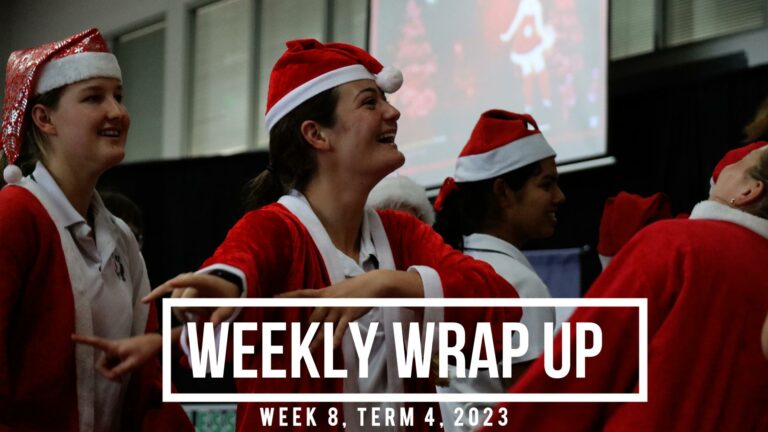 Weekly Wrap Up: Week 8, Term 4, 2023